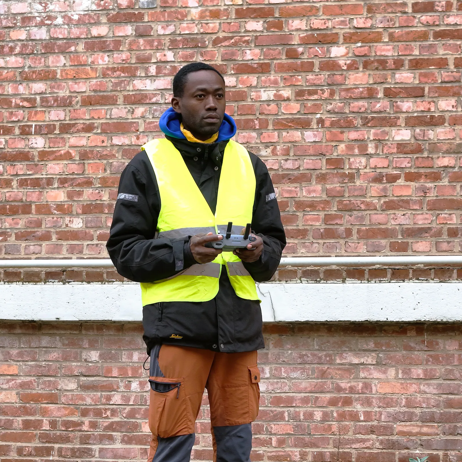 Portrait de Cheick Kanta, télépilote de drone