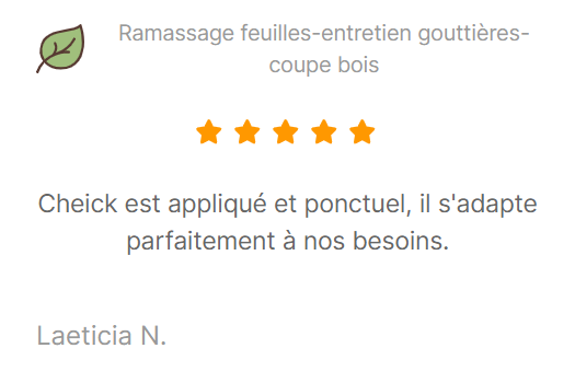 Ramassage de feuilles